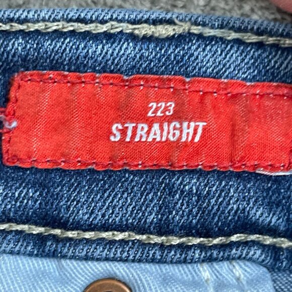 Lucky Brand 223 Straight Leg Jeans Mens Size 36x30 Blue Denim Stretch a1304 - Picture 3 of 7